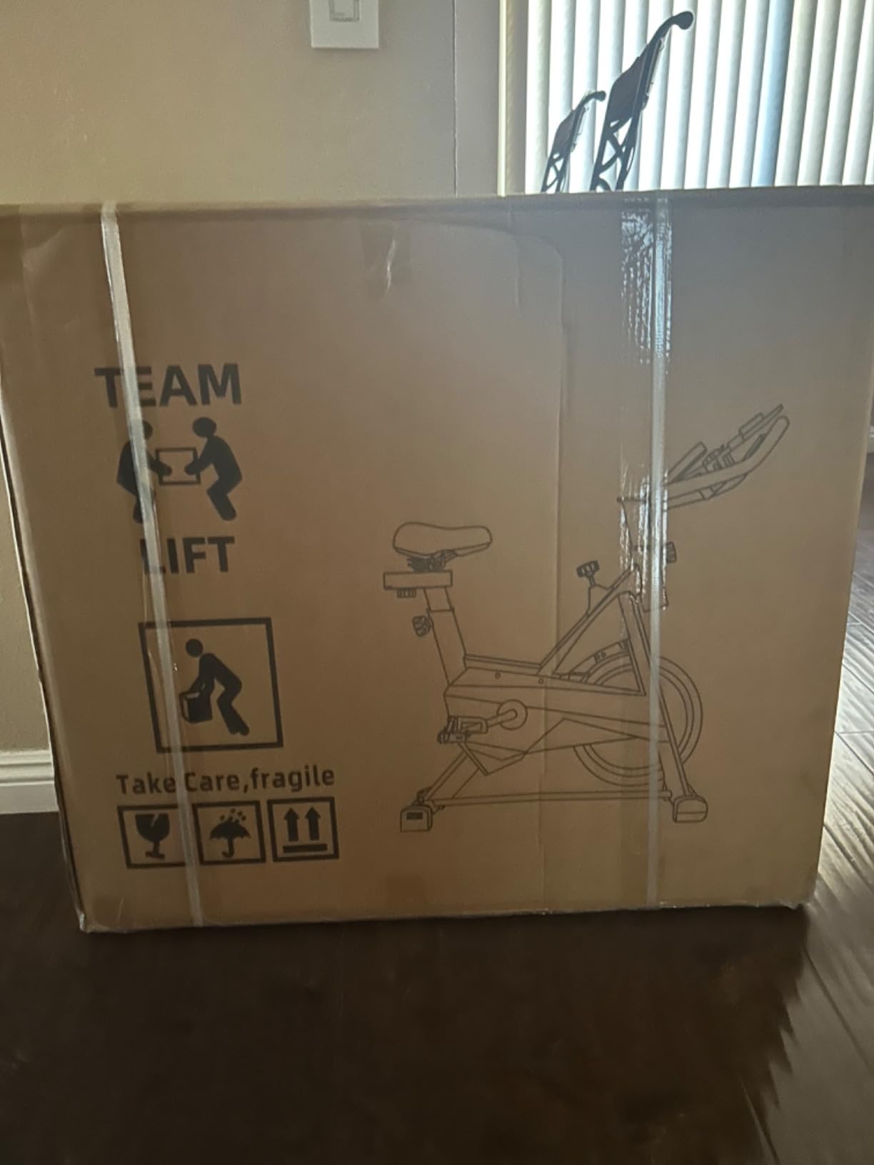 GoFlyShine exercise bike customer photo review 1