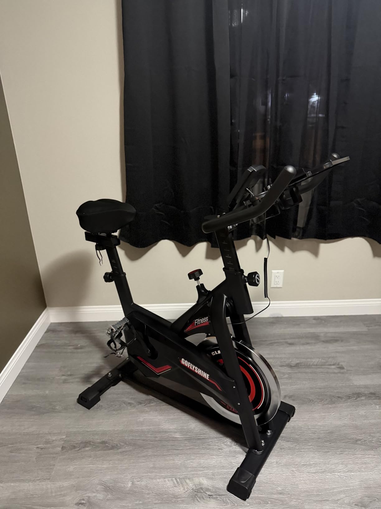 GoFlyShine exercise bike customer photo review 3